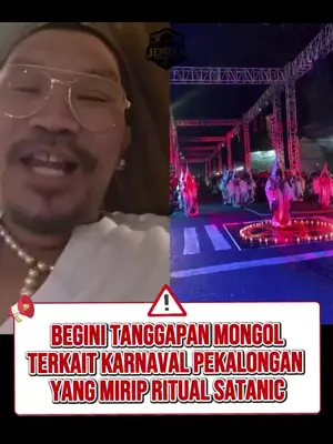 Tanggpan mongol terkait karnaval pekalongan yang kagi viral!